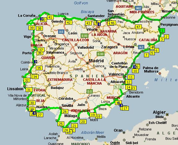 Spanien-Portugal Rundreise