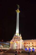 Platz der Unabhngigkeit (Maidan Nezaležnosti) in Kiew