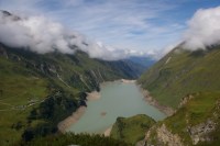 fast gefllter Speicher Wasserfallboden
