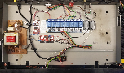 Intelligenter Antennen Schalter mit Arduino Uno und 8 fach Relais Karte