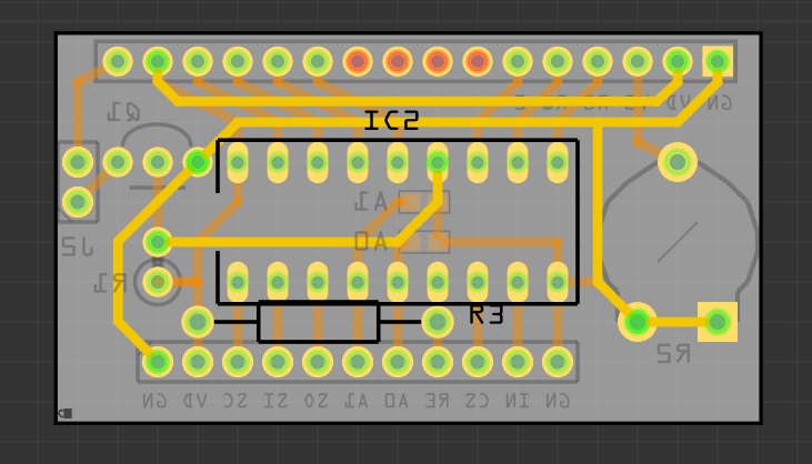 SPI port expander for LCD