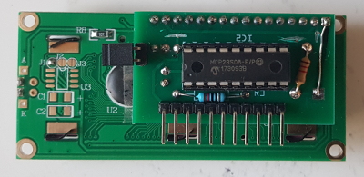 SPI port expander LCD