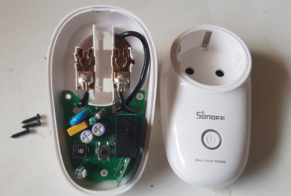 Open Sonoff S26 R2 for internal